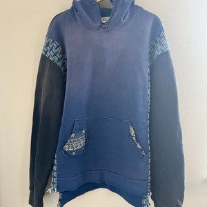 Alchemist Sashiko Hoodie Blue